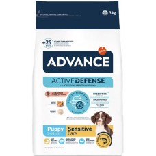 Advance Dog Puppy Sensitive Salmon and Rice ЛОСОСЬ корм для цуценят всіх порід 3 кг (500934)